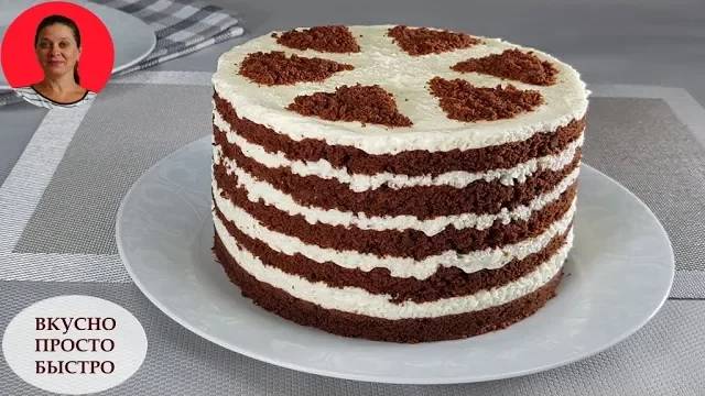 Простой и вкусный торт к домашнему чаепитию ✧ Торт ПЛОМБИР по–новому смотреть онлайн