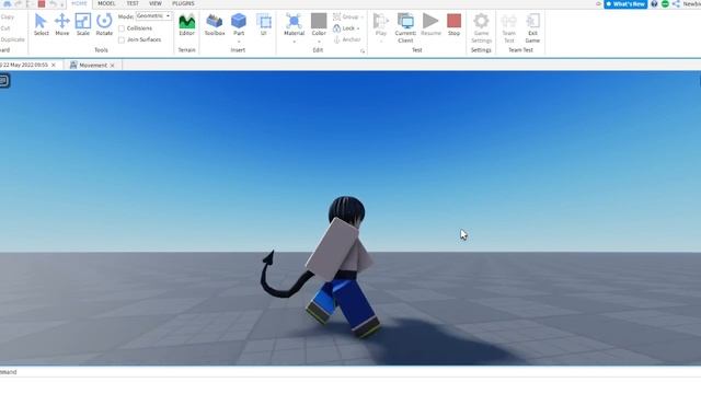 Realistic Movement System |Roblox Studio| смотреть онлайн