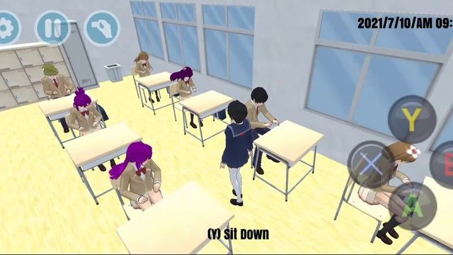 Ознакомление с игрой HIGH SCHOOL SIMULATOR 2018 //как играть? Что делать?