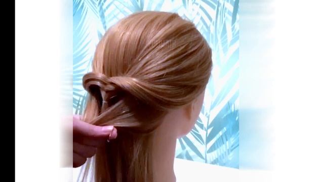 Легкая прическа легко сделать своими руками за 5 минут смотреть онлайн