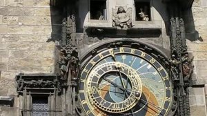 Часы на башне городской ратуши. Чехия, Прага #5