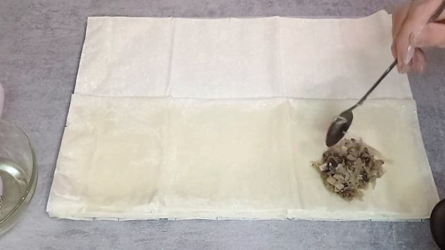 ПИРОЖКИ С КАПУСТОЙ И ГРИБАМИ ! ТЕСТО ФИЛО