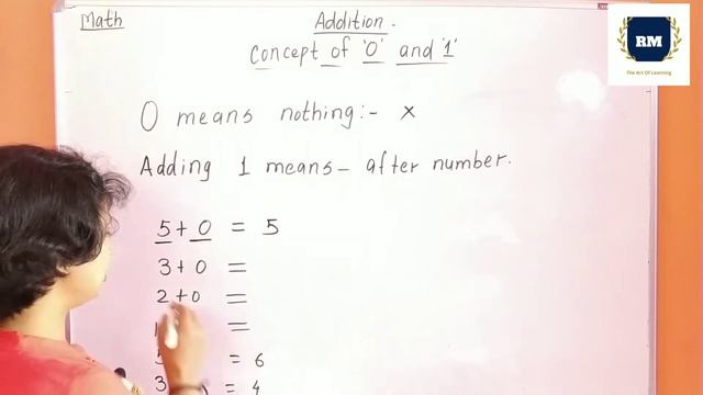What Happens on Adding Zero to a number? | Concept of Zero in Addition | Richa Mehta Education смотреть онлайн