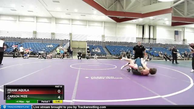 170 Lbs Cons. Semi - Frank Aquila, OH Vs Carson Mize, OH E1ac смотреть онлайн