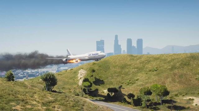 Brave Pilot Saved All Passengers During Emergency Landing | GTA 5 смотреть онлайн