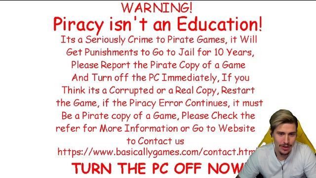 ANTI PIRACY SCREEN AND MEASURES IN BALDI'S BASICS - PIRACY IS NO EDUCATION смотреть онлайн