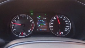 Toyota Rav 4 2020, расход топлива на скорости 100 км в час