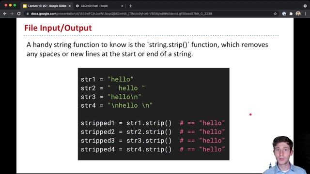 CSCI100: Lecture 10.3 - Python I/O Applied смотреть онлайн
