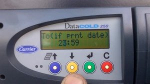 Как снять распечатку с температурного регистратора DataCold