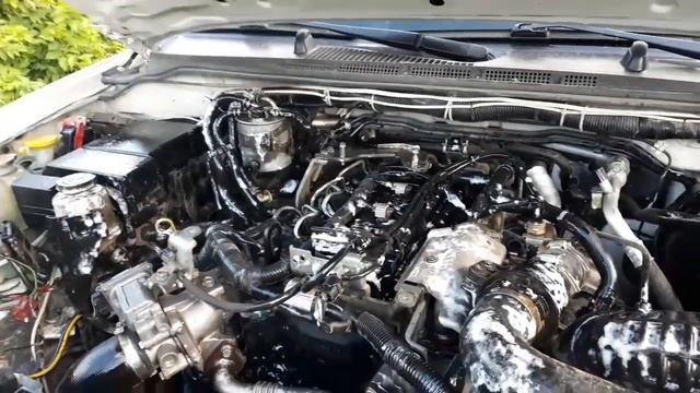 ниссан патфайндер R51.заглушил клапан ЕГР. мойка двс с помощью балона