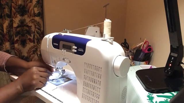 The Process of Threading Brother CS-6000i Computerized Sewing Machine & Adding Thread to Bobbin смотреть онлайн