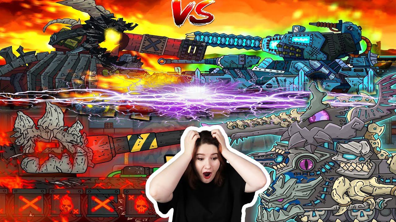 Гладиаторский бой : Демонический Рам Vs Мимик Левиафан - Мультики про танки  / Kery Dreamer