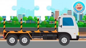 Машинки для детей - Грузовик - Мультик пазл