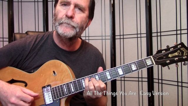 Tim Lerch - All The Things You Are - Easy Solo Guitar - Lesson and PDF available смотреть онлайн