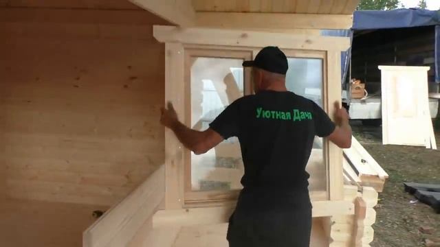 Садовый домик 6х6 из минибруса. Сборка за 12 часов под ключ. смотреть онлайн