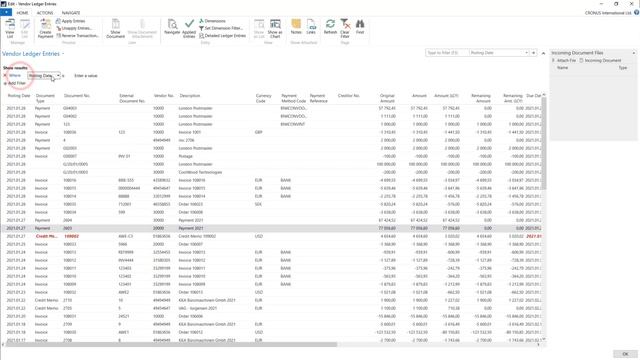 Filtering Vendor Ledger entries - Dynamics Business Central / NAV смотреть онлайн