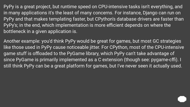 Why wasn't PyPy included in standard Python? смотреть онлайн