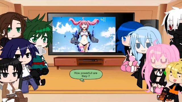 | Random Anime Characters React to Rimuru | (3/6) / +Marinette смотреть онлайн