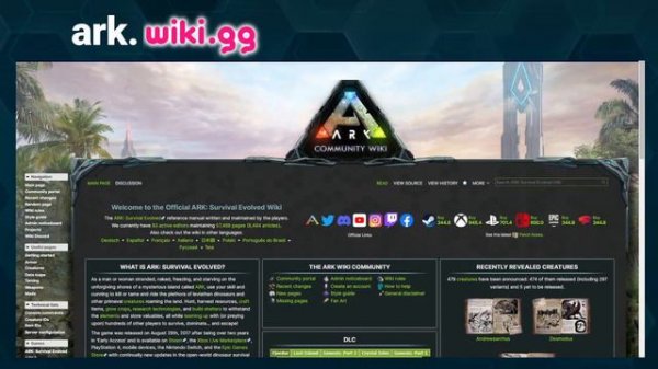 ARK has a NEW WIKI since TODAY