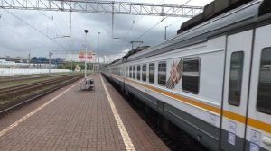 Электропоезд ЭД4М-0473 ЦППК станция Москва-Товарная-Курская