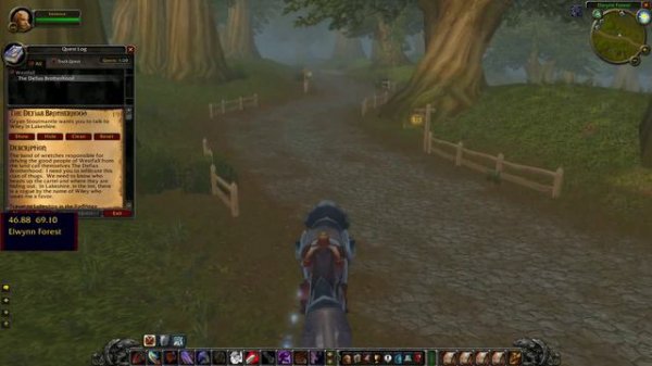 The Defias Brotherhood WoW Classic Quest (Wiley the Black location )