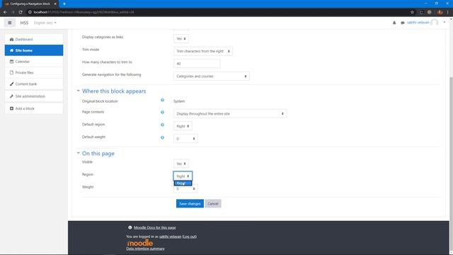 Adding Blocks and change the Language of the Moodle LMS site смотреть онлайн