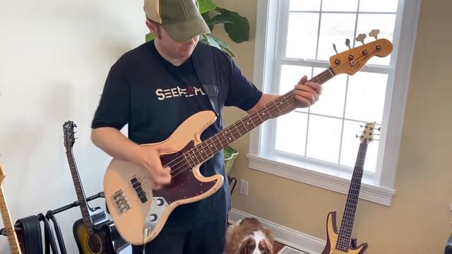 Living Color “Cult of Personality” slap bass on Flea roadworn Jazz смотреть онлайн