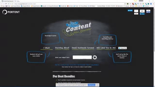 What is Portent Ideas Generator? [Rocking Headlines Rule] смотреть онлайн