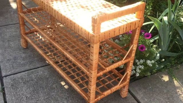 Лавка для обуви с 2 полками смотреть онлайн