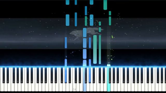 Gravity - Wolf's Rain ED | Piano Tutorial (Synthesia) смотреть онлайн