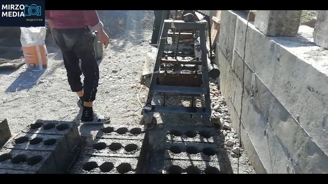 Уй шароитида шлакаблок, янги ихтро. Самодельный аппарат шлакаблок смотреть онлайн