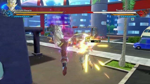 Super Hearts Mod showcase Super Hearts vs Future Trunks - Dragon Ball Xenoverse 2 Mod смотреть онлайн