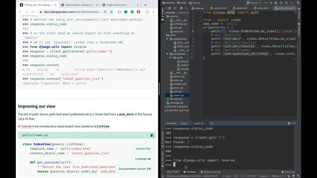 (Django 3) Part 5 Writing your first Django app смотреть онлайн