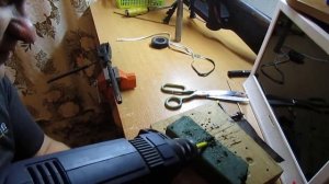 Вынужденная обрезка ствола,полировка фаски шнурком и пастагоем.МР-512.