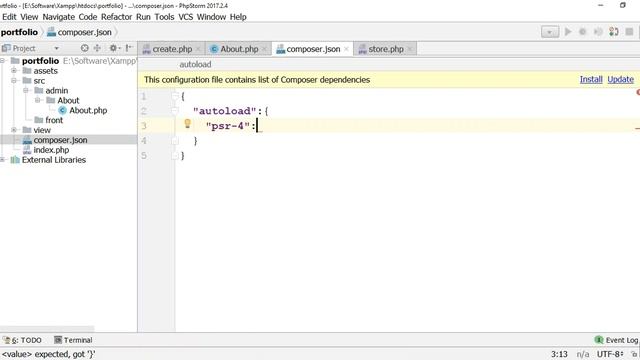 05. Class file ready with autoload vendor (Developing) смотреть онлайн