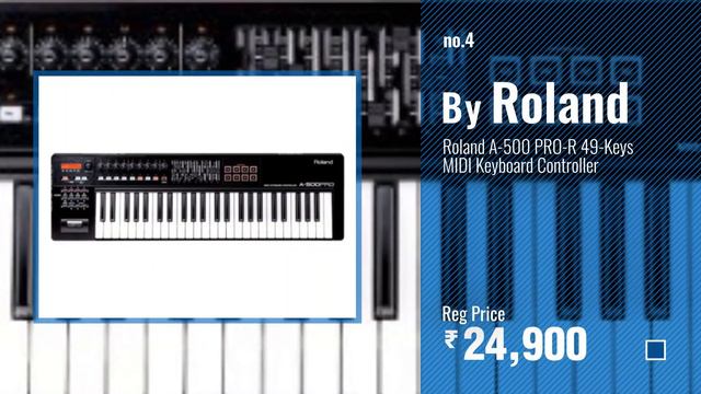 Top 10 Midi Keyboard Roland [2018]: Roland A-49 MIDI Keyboard Controller