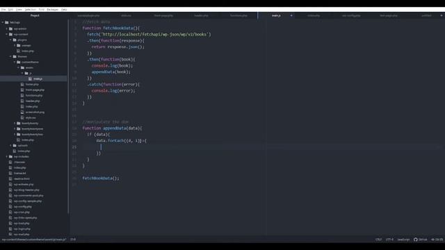 Load Dynamic Post Content in WordPress on click - Wordpress REST API смотреть онлайн