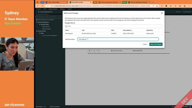 Source Control Stashing in Tokyo - How to deploy "ready" code to App Repo смотреть онлайн