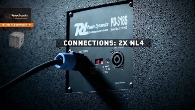 Power Dynamics PD-318S PA Subwoofer 18" 1000W 178.912 смотреть онлайн