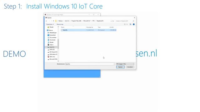 Installing Windows IoT on Raspberry Pi 3 смотреть онлайн