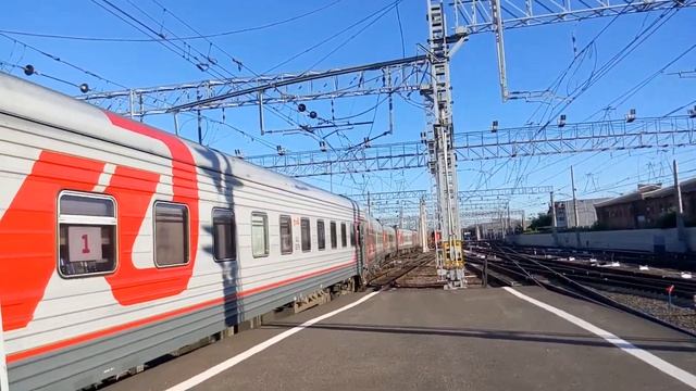 Отправление "Ласточки" СПб - Новгород и подача под посадку поезда 79 СПб - Волгоград (Full HD) смотреть онлайн