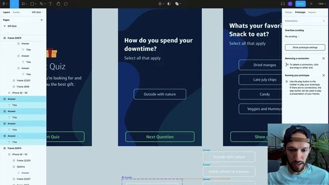 Figma prototyping with interactive components смотреть онлайн