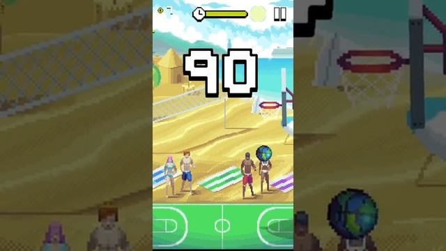 Beating my High score in bouncy hoops?!!??? Mobile game play смотреть онлайн