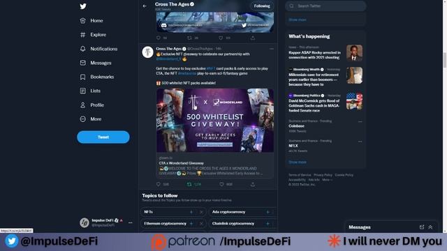 Cross The Ages Whitelist Giveaway, WIP #7 Vote | TIME Wonderland Update смотреть онлайн