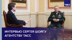Интервью Сергея Шойгу Агентству ТАСС