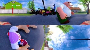 Family Guy vs Pibby Glitch  360° Corrupted Animation FNF