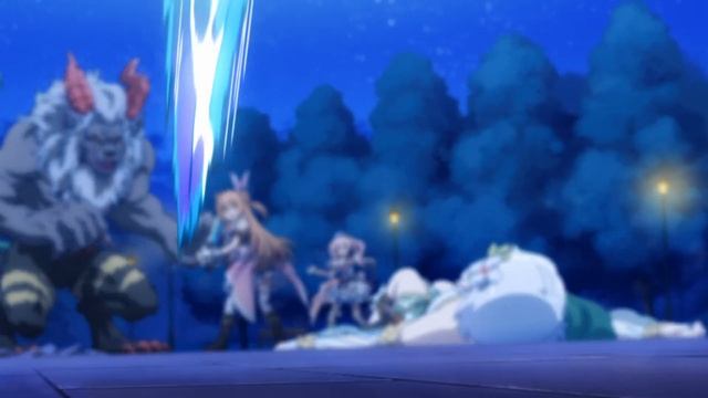 Kokkoro Rock-hit Unconscious (In-game Animation; waifu2x'd) смотреть онлайн