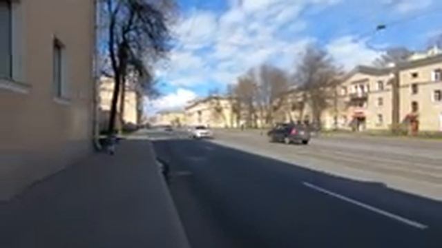 Walking in Saint Petersburg / Sredneokhtinskiy Prospekt - Санкт-Петербург смотреть онлайн
