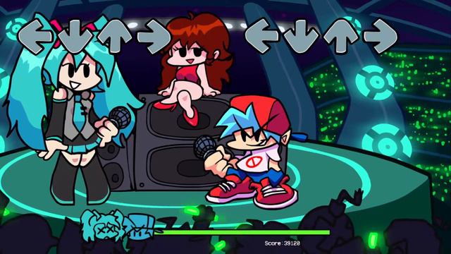 ЧТО?? | Friday Night Funkin': Hatsune Miku mod | Walkthrough (Hard) смотреть онлайн