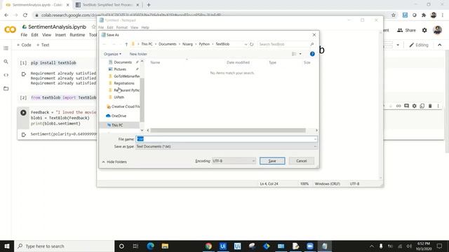 How to write machine learning model of sentiment analysis in 4 lines of python and use in it UiPath смотреть онлайн